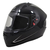 Casco Moto Mt Stinger Solid Integral Negro Mate - Brillo Rpm