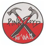 Patch Bordado Pink Floyd The Wall 28cm     Msc005l280a280