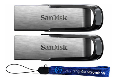 2 Pendrives Sandisk Ultra Flair Usb 2 Pack 3.0 64gb High Per