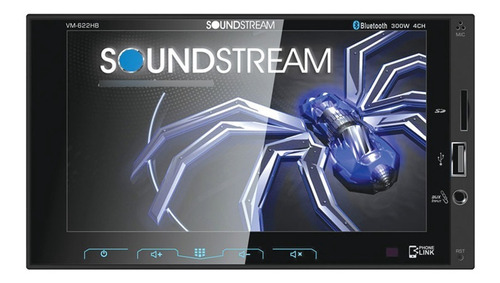 Estéreo Soundstream Vm-622hb 6.2 Pulgadas 2 Din Bluetooth