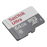 Cartão De Memória 64gb Micro Sd Ultra Classe 10 Sandisk