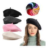 Kit De Boinas De Vintage Sombreros Elegante Para Mujer 4pzs