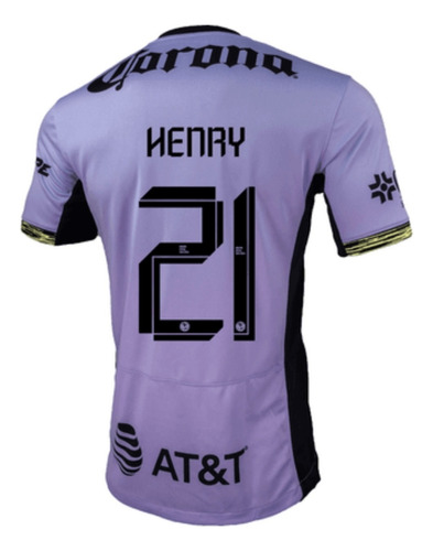 Jersey Tercera Playera Henry Martin 21 Morada Lila 2023/2024