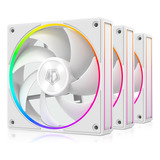 Id-cooling Af-127-w-trio - Ventilador De Carcasa De 4.724 I.