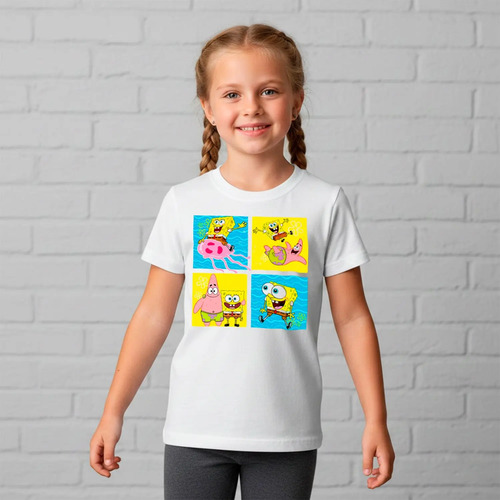 Playera Infantil Unisex Wll Bob Esponja Pla.21