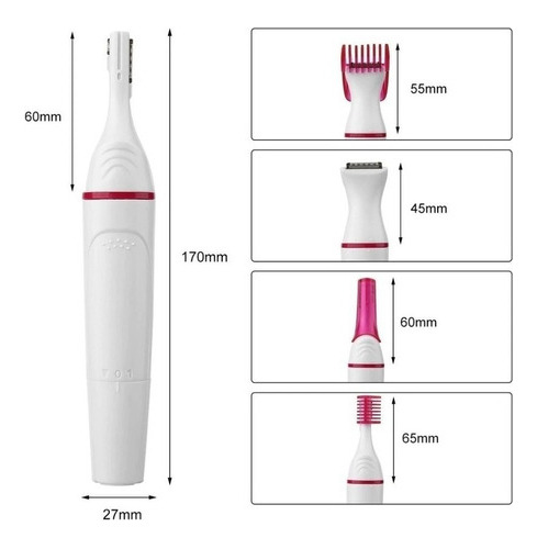 Máquina De Depilación Femenina Cortadora Eléctrica 5 En 1