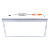 Panel Plafon Led 36w Luz Para Aplicar Rectangular Exterior