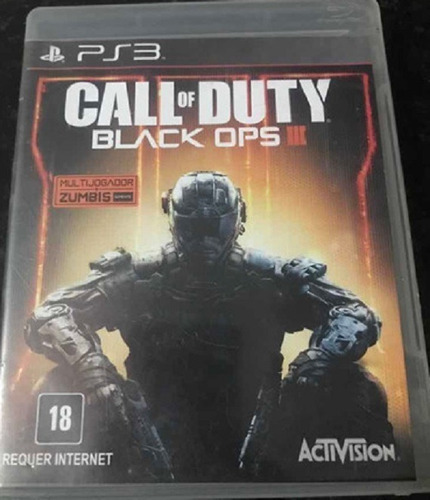 Ps3 Jogo Call Of Duty Black Ops Iii Mídia Física