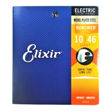 Elixir Cuerdas Guitarra Electrica 12052 Nanoweb 10-46 Usa