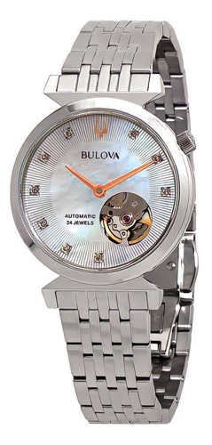 Relógio Bulova 96p222 Regatta Orig Silver White 24 Jewells