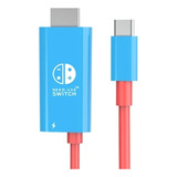 Cable Nintendo Switch Tipo C A Hdmi 4k 30hz, Adaptador 