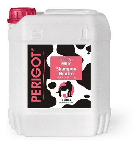Shampoo Pet Perigot Milk Melancia 5l - Profissional