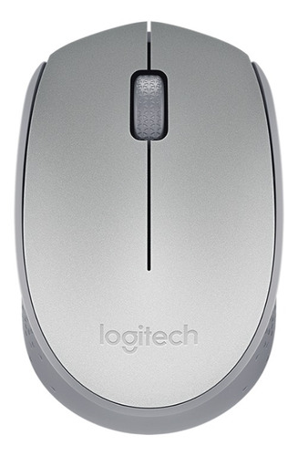 Mouse Inalámbrico Logitech M170 Silver Pc Notebook -acuario