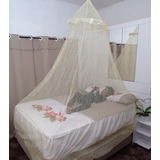 Mosquiteiro De Renda Casal Para Proteger De Mosquitos Moscas