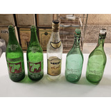 Antiguo Lote 5 Botellas 7up Legui Soda Antiguedad Vintage