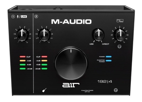 Interfaz M-audio Air 192|4 Negra