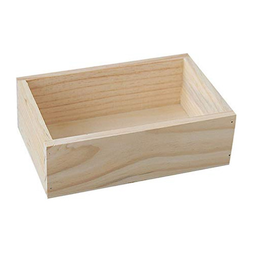 Maceta De Madera Suculentas De 7.5  × 5  × 2.4 , Caja...