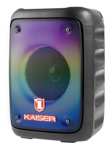 Bafle Kaiser 4  Flama Ksw-7004 Color Negro