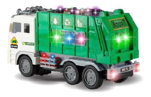 Camion De Basura Aseo Con Sonido Y Luces Juguete Niños