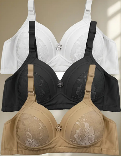 Brassiere Sin Varilla En Copa B (paquete De 3 Pzas) | Envío gratis