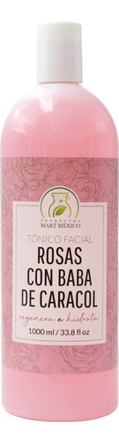 Tónico Facial De Rosas Con Baba De Caracol Regenerador 5 Lt