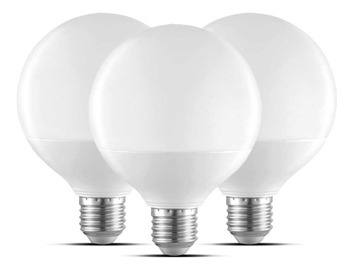 Lampara Led Pack X3 Globo Comun E27 12w Luz Fria Calida 220v