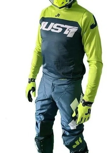 Conjunto Motocross Just1  Enduro Atv Fluor En Teo Motos