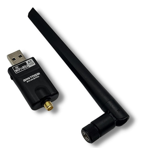 Adaptador Usb Wifi Nano Bluetooth 1300 Mbps Gtia Dual Bandi6