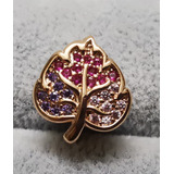 Pandora Rose Charm Bead 788322npmmx Sparkling Pavé Leaf