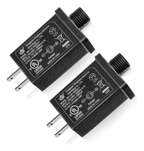 2 Pcs Clase 2 Fuente De Alimentación 12v 1a Suministro De En