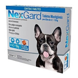 Nexgard Antipulgas E Carrapatos  4 A 10kg C/ 3 Comprimidos