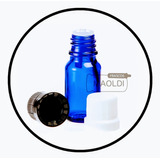 Gotero Vidrio Azul 10ml Tapa Cuenta Go - mL a $2000