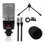 Microfono Condenser Artesia Amc10 Para Estudio Grabacion