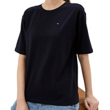 Playera De Mujer Tommy Hilfiger 1672 Relaxed C-nk 6p