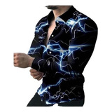 Camisas Sociais De Luxo Para Homens Com Impressão 3d