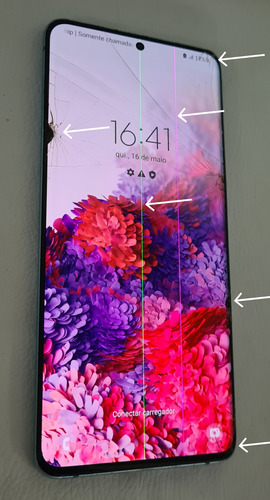 Samsung Galaxy S20+plus 128gb Usado (com Vários Detalhes)