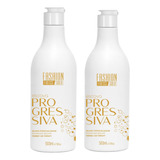 2 Escova Progressiva Orgânica Gradativa  Liso Real 500ml