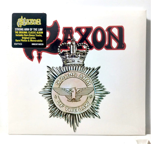 Cd Saxon  Strong Arm Of The Law/germany/8 Bonus/lacrado