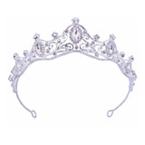 Corona De Cristal Nupcial Tiara, Tiara De Bodas Y Cumpleaños