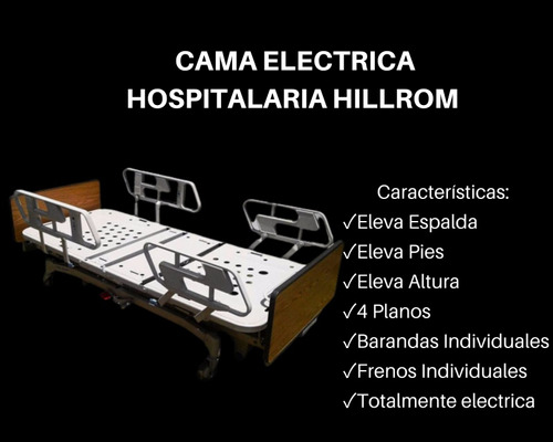 Alquiler De Cama Eléctrica 3 Movimientos Americana 