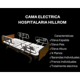 Alquiler De Cama Eléctrica 3 Movimientos Americana 