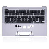 Palmrest Topcase + Teclado Para Macbook Pro 13 A2338 2020