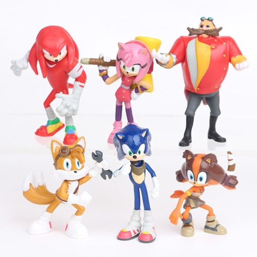 Set 6 Figuritas Sonic Boom / Figuras De Accion / X6