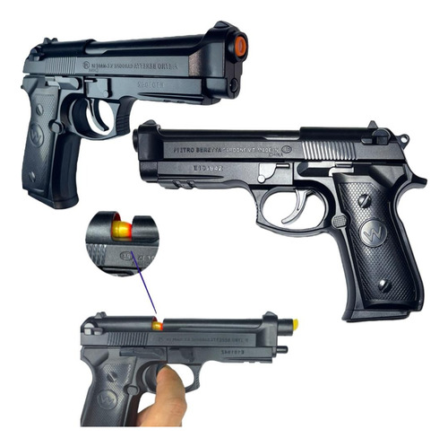 Arma Arminha Brinquedo Revolver E Pistola Cosplay Criança - R$ 25,99