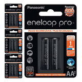 8 Pilhas Recarregaveis Eneloop Pro Aa 2a Panasonic 4 Cart