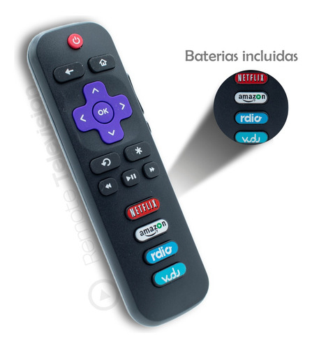 Control Para Tcl Smart Tv 32s4610r 40fs3750 40fs3800 32s321