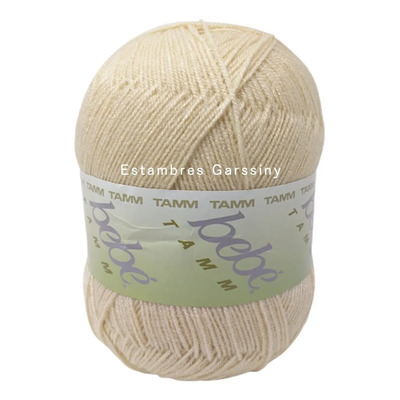 Estambre Bebe Tamm Madeja De 200 Gramos Color Beige Claro 6522 | MercadoLibre
