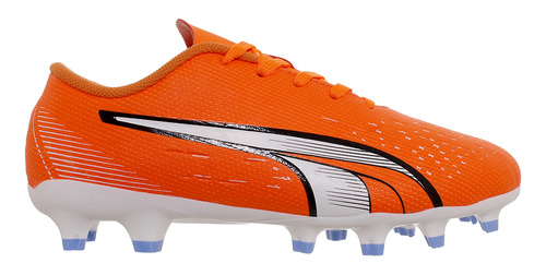 Botines Con Tapones Puma Ultra Play Fg Ag Jr Adp Nf Bl