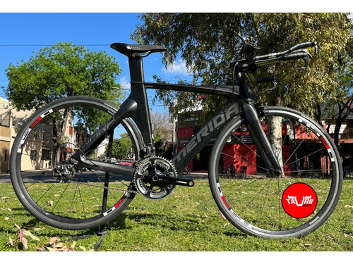 Bicicleta Merida Warp Black Triatlon Carbono T53 Tauro Bike