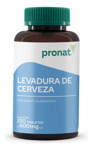 Levadura De Cerveza - Pronat - 250 Tabletas De 600 Mg